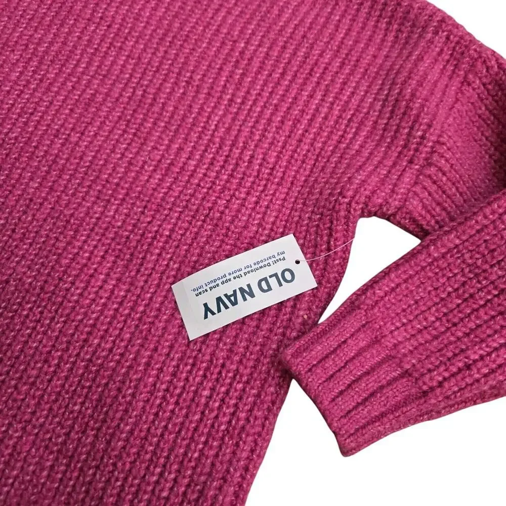 OLD NAVY Pink Knit Sweater Toddler New with tags‎ asize 18-24months - S9